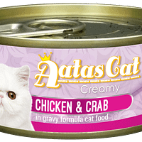 Aatas Cat Creamy Chicken & Crab in Gravy 80g
