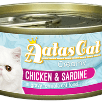 Aatas Cat Creamy Chicken & Sardine in Gravy 80g