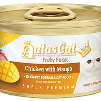 Aatas Cat Finest Fruity Feast Chicken with Mango in Gravy 70g