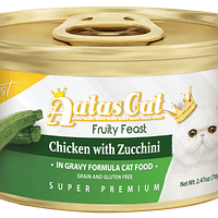 Aatas Cat Finest Fruity Feast Chicken with Zucchini in Gravy 70g