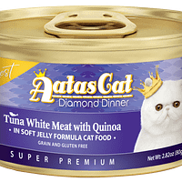 Aatas Cat Finest Diamond Dinner Tuna White Meat with Quinoa in Soft Jelly 80g