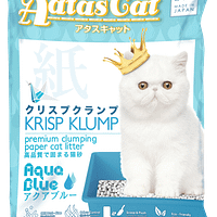 Aatas Cat Krisp Klump Paper Cat Litter Aqua Blue 7L
