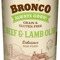 Bronco Beef & Lamb Olio Dog Food 390g