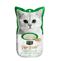 Kit Cat Purr Puree Chicken & Scallop 4x15g