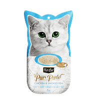 Kit Cat Purr Puree Chicken & Smoked Fish 4x15g