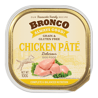 Bronco Chicken Pate Tray 100g