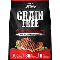 Absolute Holistic Grain Free Pork & Peas Dog Food 22lbs
