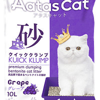 Aatas Cat Kuick Klump Bentonite Cat Litter Grape 10L