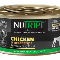 Nutripe Junior Chicken & Green Tripe Dog