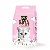 Kit Cat Soya Clump Soybean Litter 7L (Strawberry)