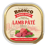 Bronco Lamb Pate Tray 100g