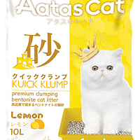 Aatas Cat Kuick Klump Bentonite Cat Litter Lemon 10L