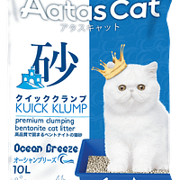Aatas Cat Kuick Klump Bentonite Cat Litter Ocean Breeze 10L