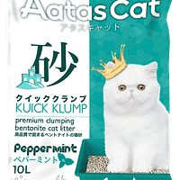 Aatas Cat Kuick Klump Bentonite Cat Litter Peppermint 10L