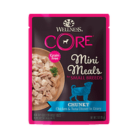 Wellness Core Small Dog Breed Mini Meals – Chunky Chicken & Tuna 3oz