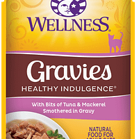 Wellness Cat Indulgence Gravies - Tuna & Mackerel 3oz
