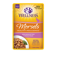 Wellness Cat Indulgence Morsels – Salmon & Tuna 3oz