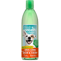 TropiClean Fresh Breath Oral Care Water Additive Plus Skin & Coat