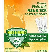 TropiClean Natural Flea & Tick Cat Spot on Treatment