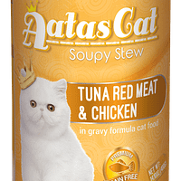 Aatas Cat Soupy Stew Tuna Red Meat w Chicken 400g