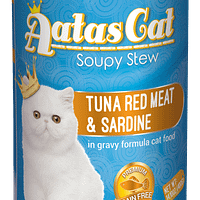 Aatas Cat Soupy Stew Tuna Red Meat w Sardine 400g