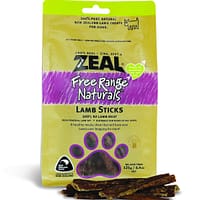 Zeal Free Range Naturals Lamb Sticks for Dog