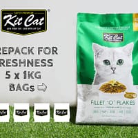 Kit Cat Premium Cat Food Fillet 'O' Flakes