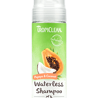 TropiClean Papaya & Coconut Waterless Pet Shampoo (Nourishing)