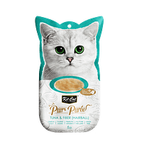 Kit Cat Purr Puree Tuna & Fiber (Hairball) 4x15g