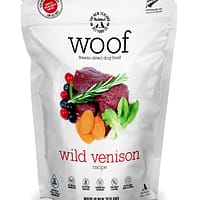 WOOF Freeze Dried Raw Venison Dog Food 1.2kg