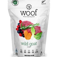 WOOF Freeze Dried Raw Wild Goat Dog Food 1kg