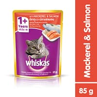 Whiskas Pouch Cat Food Wet Food Mackerel & Salmon 85g