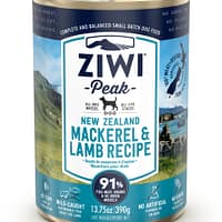 ZIWI Peak Mackerel & Lamb Canned Dog Food 390G