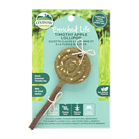 Oxbow Enriched Life - Apple Lollipop Treats & Toy for Small Animals