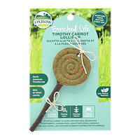 Oxbow Enriched Life - Carrot Lollipop Treats & Toy for Small Animals