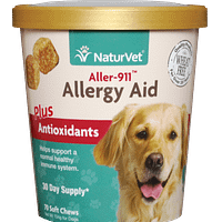 NaturVet Aller-911 Allergy Aid Plus Antioxidants for Dog 70ct