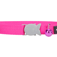 Red Dingo Cat Classic Collar - Hot Pink
