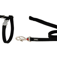 Red Dingo Cat Combo Classic - Harness & Lead - Black