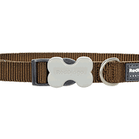 Red Dingo Bucklebone Classic Collar - Brown