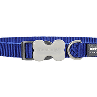 Red Dingo Bucklebone Classic Collar - Dark Blue