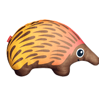 Red Dingo Durables Dog Toy ( Echidna )
