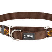 Red Dingo Martingale Collar Monty Brown