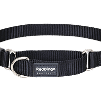 Red Dingo Martingale Half Check Collar - Black