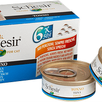 Schesir Cat Multipack in Jelly With Tuna Wet Cat Food 50g