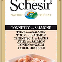 Schesir Cat Pouches in Tuna with Salmon Wet Cat Food 50g