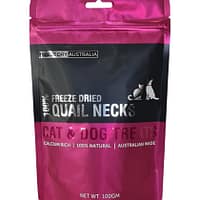 Freeze Dry Australia Quail Necks