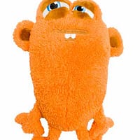 FuzzYard Plush Dog Toy - Yardsters Oobert Orange Small