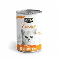 Kit Cat Complete Cuisine Canned Wet Cat Food (Tuna & Salmon in Broth)