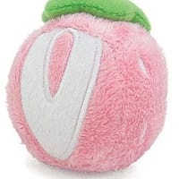 Petz Route Pink Strawberry Plush Dog Toy