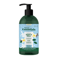 TropiClean Essentials Goat's Milk Shampoo for Dogs, Puppies and Cats 16oz